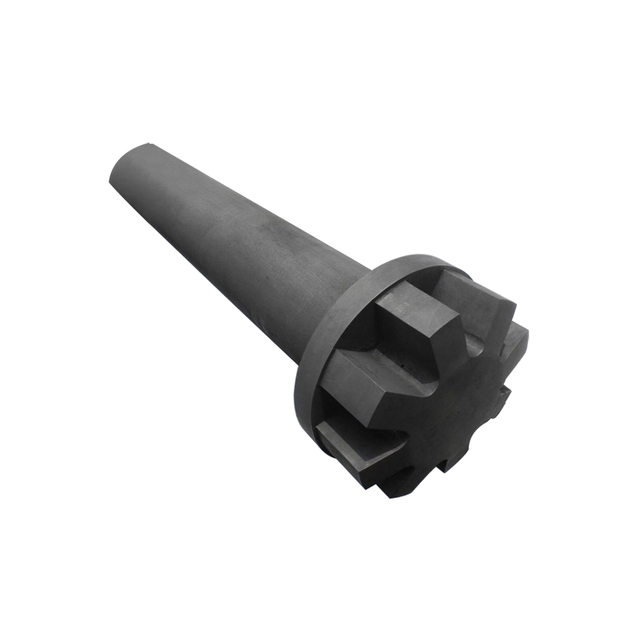 Rotor de grafite isostática de alta pureza - Haste de refino de desgaseificação eficiente para fundição de alumínio - Agitador resistente ao calor